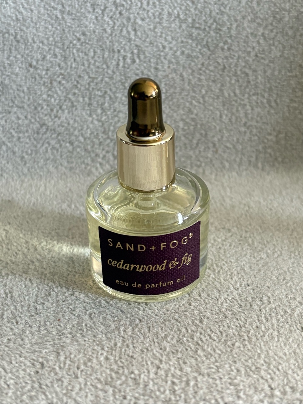 SAND+FOG Cedarwood & Fig Perfume Oil 10ml Brand New!!